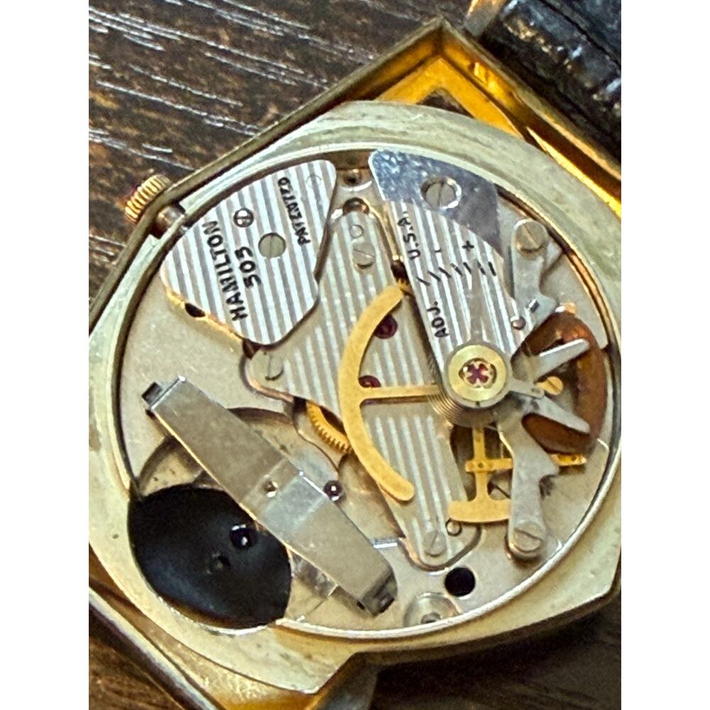Vintage Hamilton Electric 505 Watch | 10K Gold Filled | For Restoration (CCC68) - Picture 7 of 7